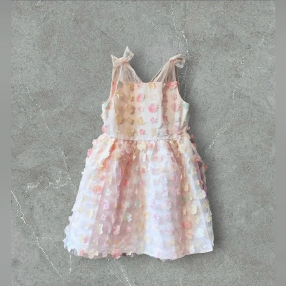 NWT Us Angels Girls Sleeveless Illusions Dress